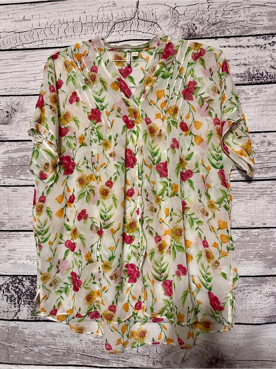 C Est. 1946 Tops - EST 1946 Floral Blouse XL Sheer Boho Top Lightweight Spring Summer